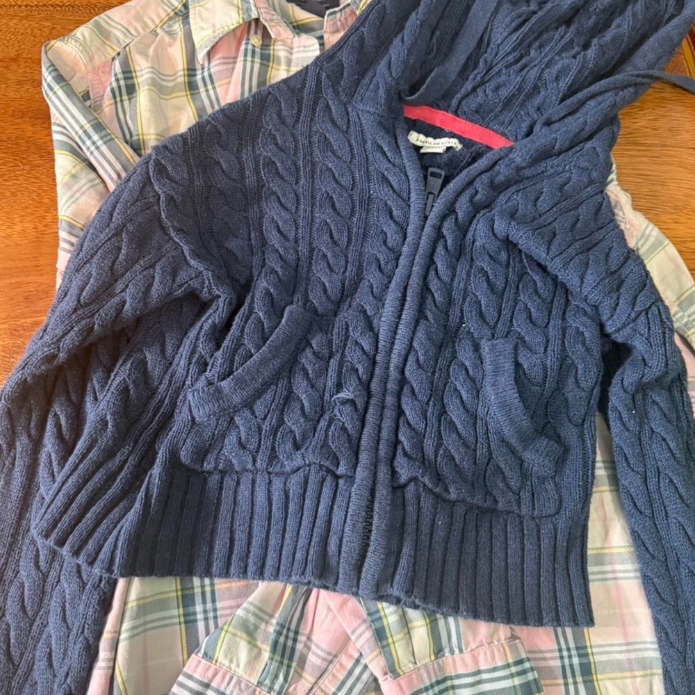 American Eagle Outfitters Outfit Bundle Cardigan and Button up.